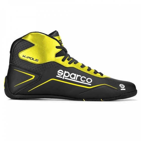 Sparco Karting Kart Auto Shoes K-POLE black fluo