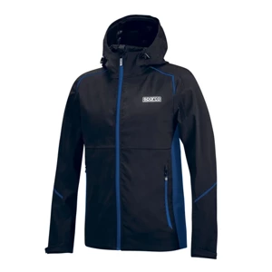 Sparco Shell Waterproof Jacket black/blue