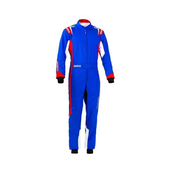 Sparco THUNDER Kart Karting Auto Racing Suit (CIK FIA Approved) blue