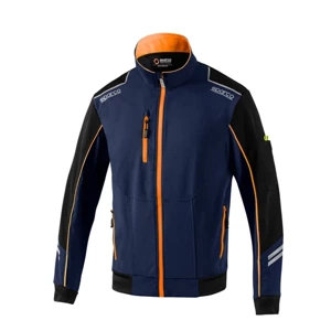 Sparco Tech Light Shell Jacket navy orange