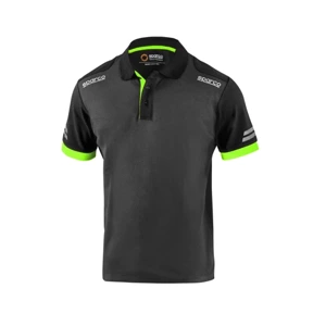 Sparco Tech Polo Shirt (Teamwork) black green