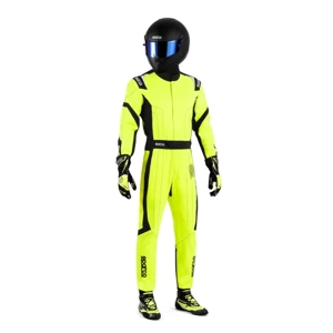 Sparco Thunder Advanced Kart Karting Auto Racing Suit yellow