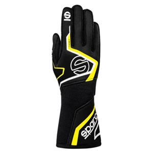 Sparco Tide + Race Kart Gloves (FIA) black yellow