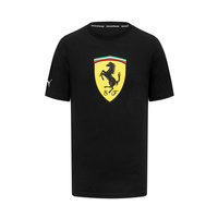 2024 Ferrari F1 Mens Large Shield T-shirt black