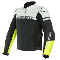 Motorcycle Jacket DAINESE AGILE white/yellow