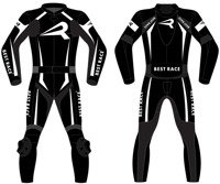 Motorcycle Leather Suit DAINESE AVRO D2 2 PCS 