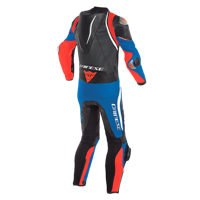 Motorcycle Leather Suit DAINESE LAGUNA SECA 4 PERFORATED black/blue