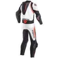 Motorcycle Leather Suit DAINESE LAGUNA SECA 4 white/black