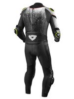 Motorcycle Leather Suit REVIT Quantum 1PC black/white