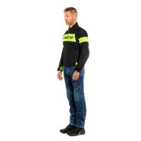 Motorcycle Textil Jacket DAINESE SAETTA D-DRY black/yellow