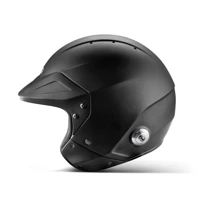 Open Face Sparco Flux RJ Helmet (FIA Approved) black