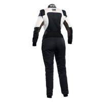 Racing Race Rally LADY Suit OMP Racing FIRST ELLE (FIA) black white