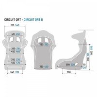 Sparco CIRCUIT II QRT Rally Racing Race Seat (FIA Approved)