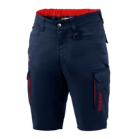 Sparco FTW Cotton Bermuda Work Shorts navy