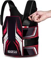 Sparco K-Track Rib Protector black red