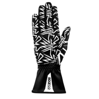 Sparco Karting Kart Auto Racing Gloves K-Rookie white black