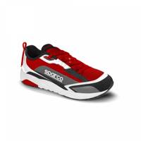 Sparco Karting Kart Racing Auto Shoes S-LANE white red