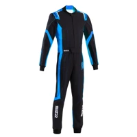 Sparco Thunder Advanced Kart Karting Auto Racing Suit black blue