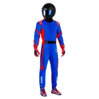 Sparco Thunder Advanced Kart Karting Auto Racing Suit blue red