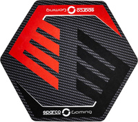 Sparco floor mat under the chair seat