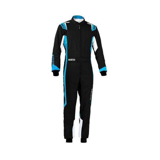 Sparco THUNDER Kart Karting Auto Racing Suit (CIK FIA) black blue