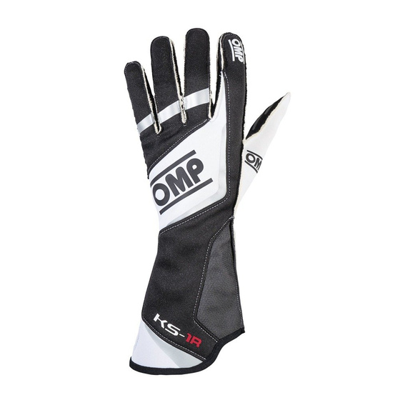 Kart Karting Gloves OMP Racing KS-1R black
