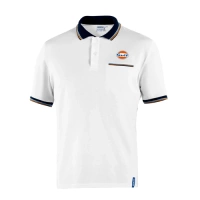 Sparco Gulf Pocket Polo Shirt white