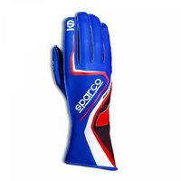 Sparco Karting Kart Auto Racing Gloves RECORD blue red