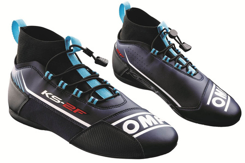 OMP Racing KS-2F Karting Kart Shoes boots navy