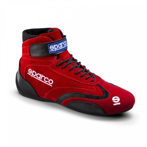 Race Racing Rally Shoes Sparco TOP (FIA Approved) red