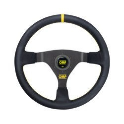 OMP WRC Leather yellow stitching Steering Wheel