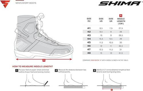 SHIMA EDGE Vented, Motorbike Shoes for Men Breathable ATOP fluo