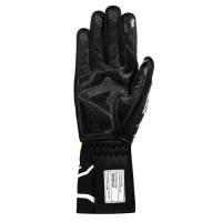 Sparco Tide + Race Kart Gloves (FIA) black yellow