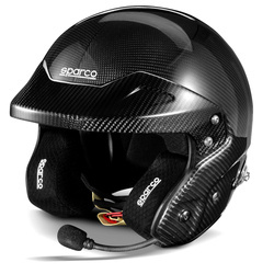 Open Face Sparco RJ-i CARBON Helmet (FIA Approved) black