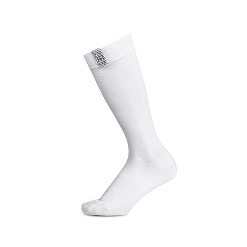 Sparco Nomex Calf Length Racing Race Socks white