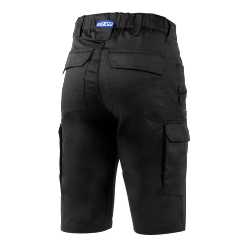 Sparco FTW Cotton Bermuda Work Shorts black