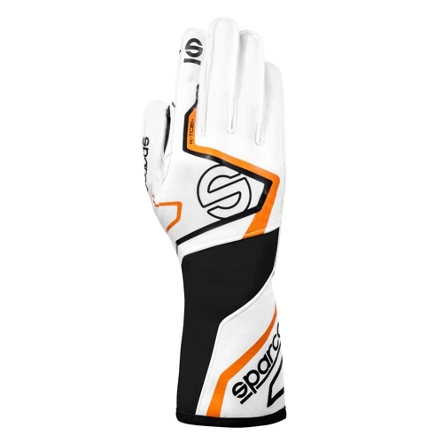 Sparco Karting Kart Auto Racing Gloves K-Tide + white