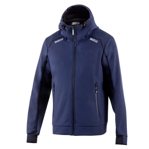 Sparco SL Hooded Soft Shell Jacket navy