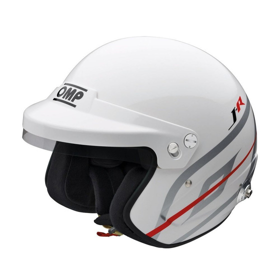 Kask otwarty OMP Racing J-R HANS (homologacja FIA)