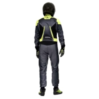 Sparco Prime-K Advanced Kart Karting Racing Suit black grey yellow
