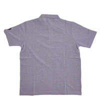 Mens polo shirt Lamborghini Stretch Piquet PREMIUM gray