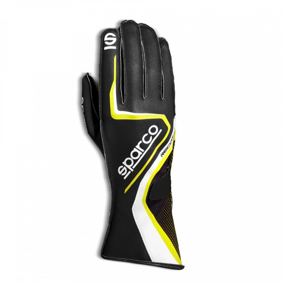 Sparco Karting Kart Auto Racing Gloves RECORD black yellow