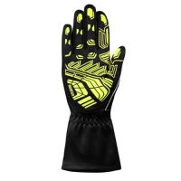 Sparco Karting Kart Auto Racing Gloves K-Attack black yellow