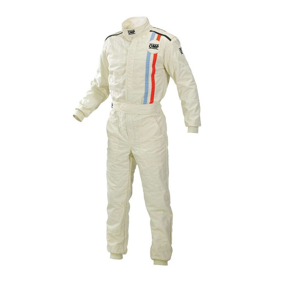 OMP Racing CLASSIC MY21 Racing Race Suit cream (FIA Approved)