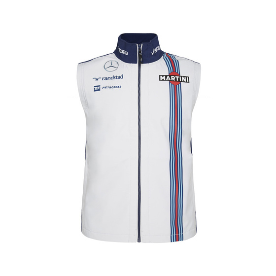 2015 Williams Martini Racing Teamline Mens Gilet by Hackett