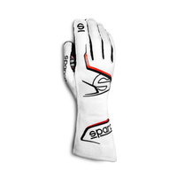 Karting Kart Auto Racing Gloves Sparco ARROW K white