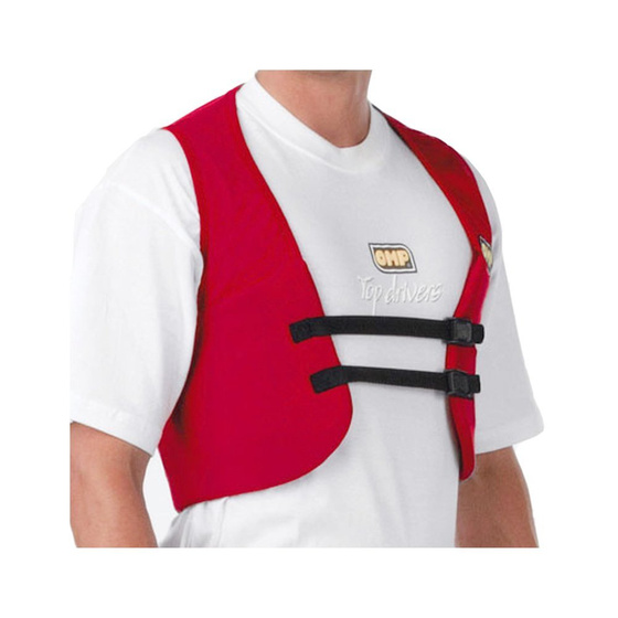 OMP Racing Rib Protection Vest red