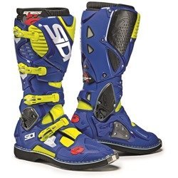 Buty motocyklowe enduro 2018 SIDI CROSSFIRE 3 niebiesko/fluo