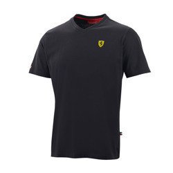 Koszulka t-shirt męska V-Neck czarna Ferrari F1 Team 2015