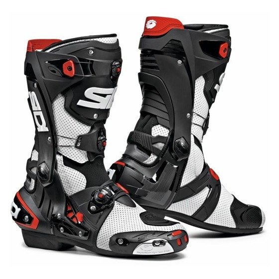 Buty motocyklowe sportowe SIDI REX AIR (perforowane) czarno/biale